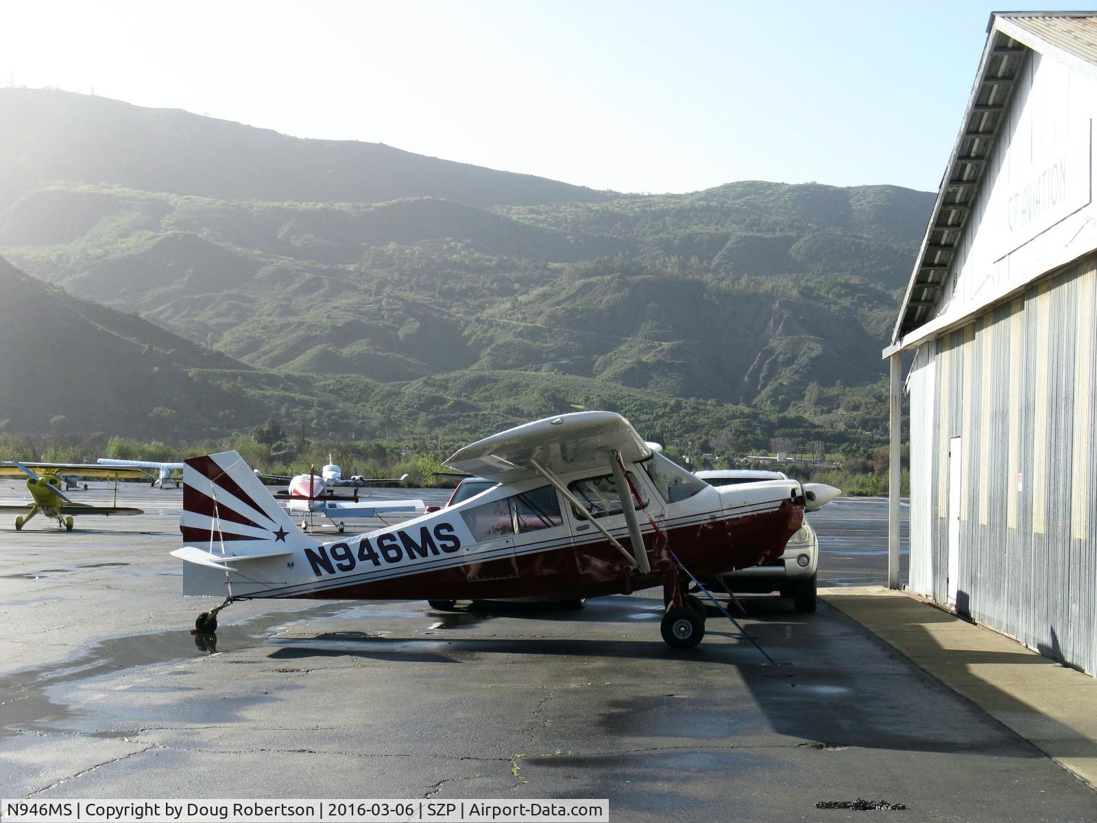 N946MS, 2015 American Champion 7ECA Aurora Citabria C/N 1411-2015, 2015 American Champion 7ECA AURORA, Lycoming O-235-K2C 118 Hp, 2,400 Hrs TBO, Model debut-1995, 36 gallons, rated +5, -2gs, well equipped