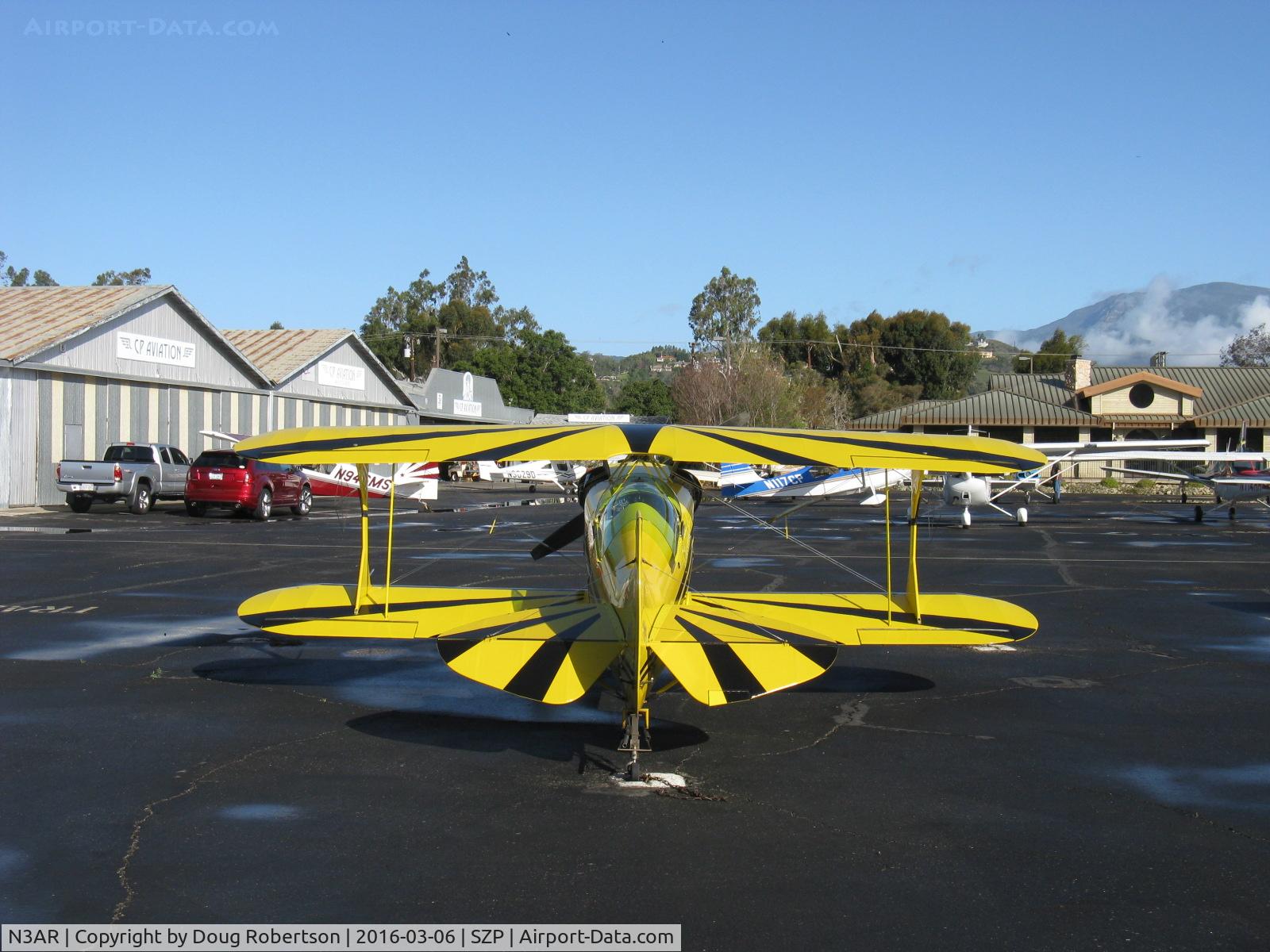 N3AR, 1974 Pitts S-1S Special C/N 10, 1974 Russell PITTS S-1S SPECIAL, Lycoming O&VO-360 180 Hp, Curtis Pitts's classic Experimental class biplane design, SZP-based and hangared
