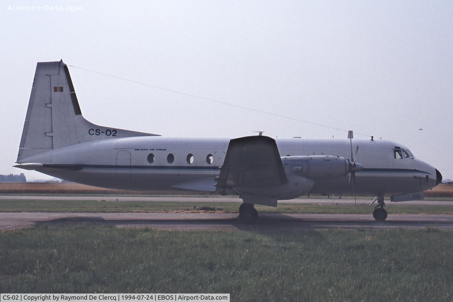 CS-02, 1976 Hawker Siddeley HS.748 Series 2A C/N 1742, Ostend airshow 1994.