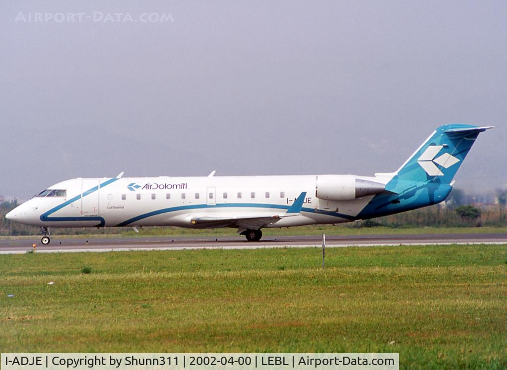 I-ADJE, 2002 Canadair CRJ-200LR (CL-600-2B19) C/N 7629, Ready for take off from rwy 20