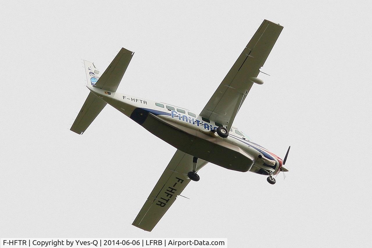 F-HFTR, 2008 Cessna 208B Grand Caravan C/N 208B-2041, Cessna 208B Grand Caravan, Take off rwy 07R, Brest-Bretagne airport (LFRB-BES)
