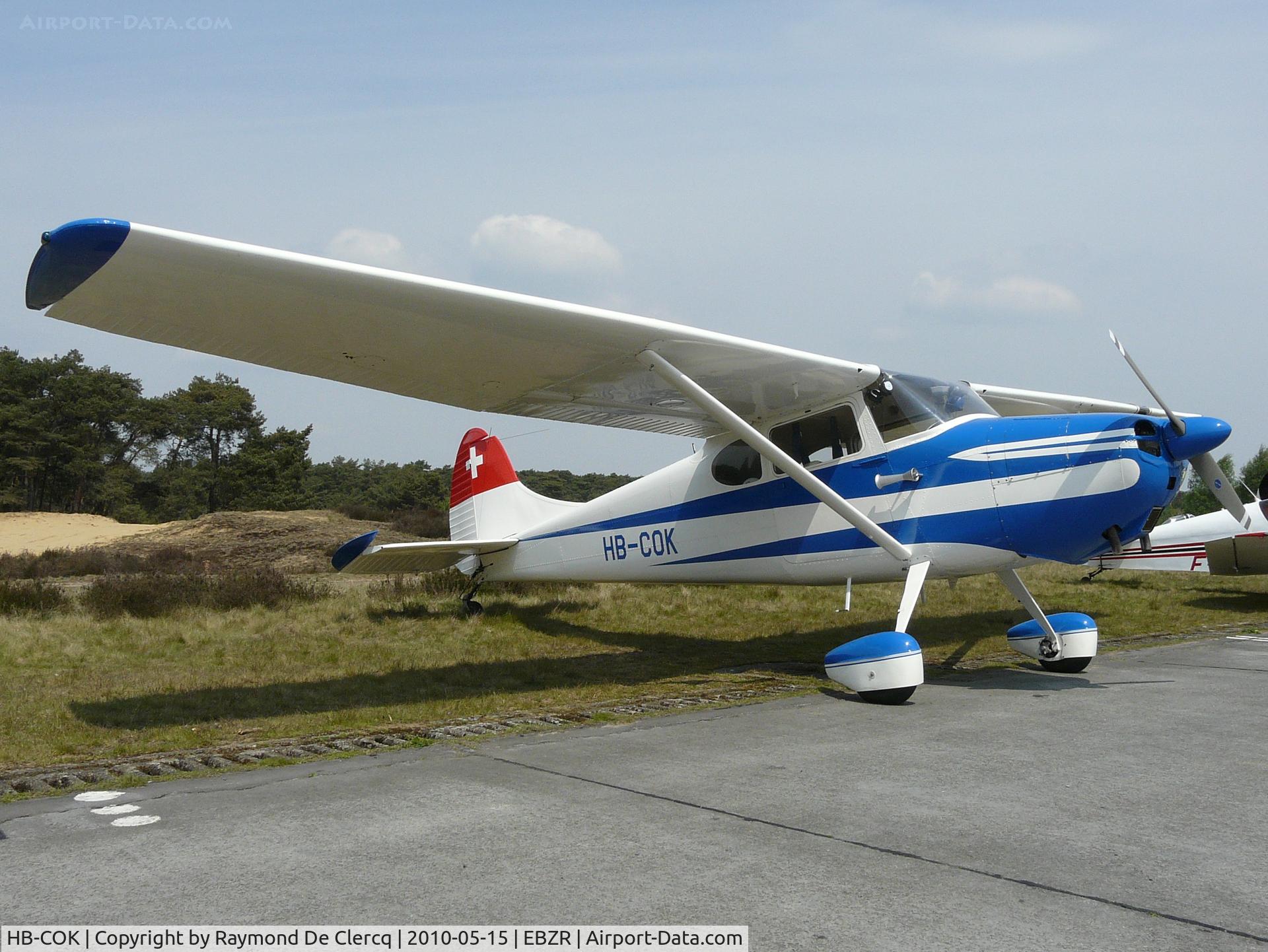 HB-COK, 1954 Cessna 170B C/N 26445, Chipmeet at Zoersel 2010.