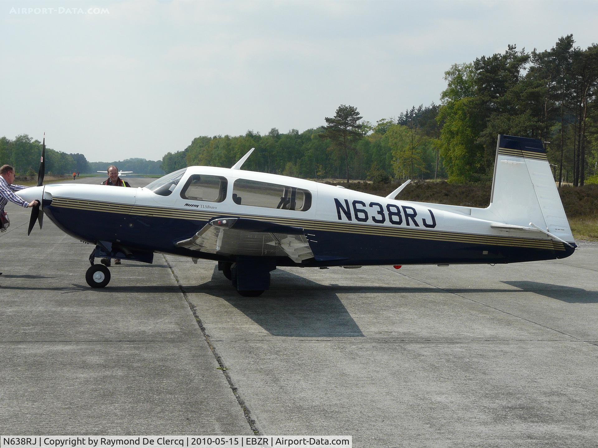 N638RJ, 1997 Mooney M20M Bravo C/N 27-0231, Chipmeet at Zoersel 2010.