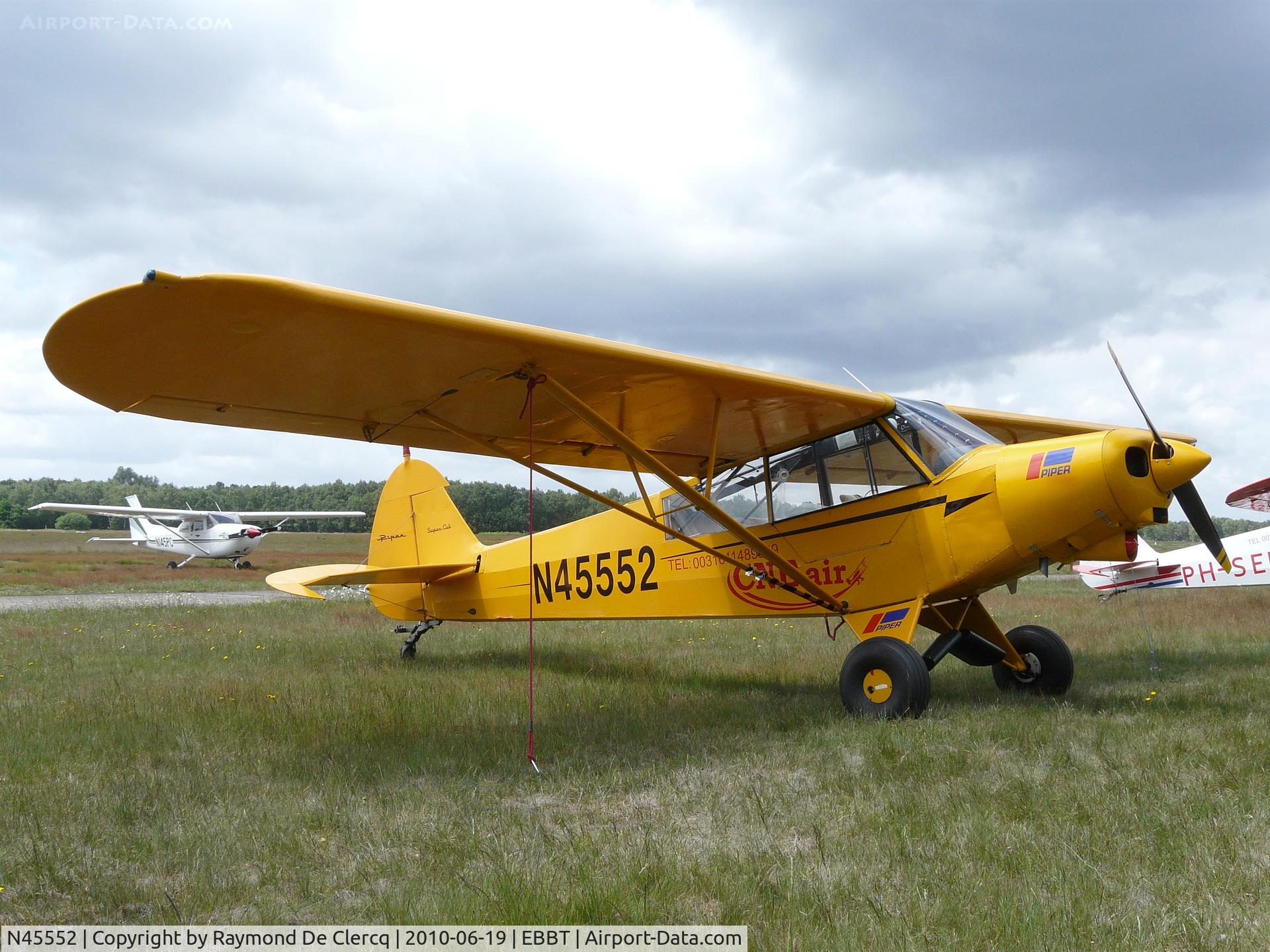 N45552, 1967 Piper PA-18-150 Super Cub C/N 18-8563, 100 years Brasschaat.