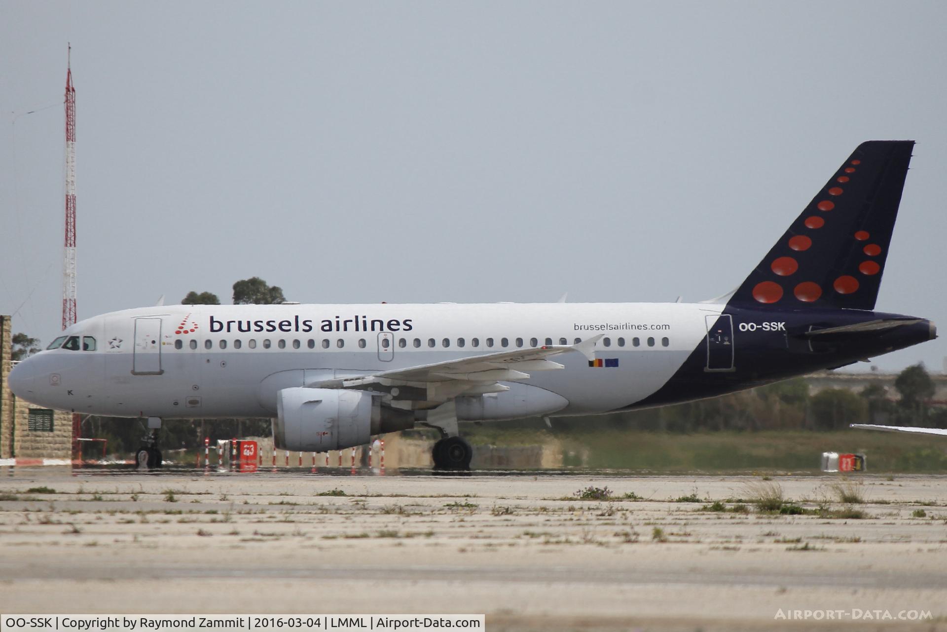 OO-SSK, 2000 Airbus A319-112 C/N 1336, A319 OO-SSK Brussels Airlines