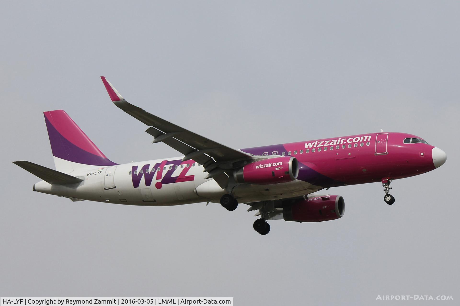 HA-LYF, 2014 Airbus A320-232 C/N 6195, A320 HA-LYF Wizzair