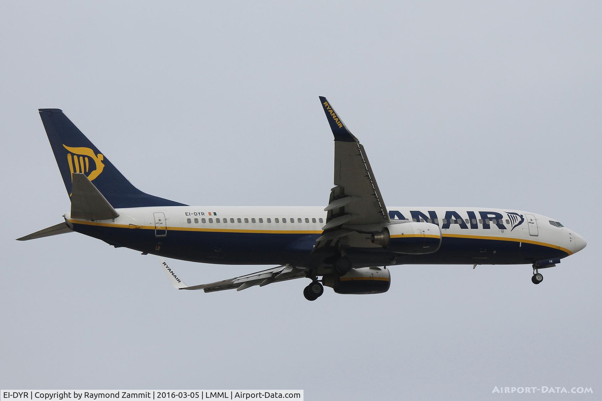 EI-DYR, 2008 Boeing 737-8AS C/N 37513, B737-800 EI-DYR Ryanair