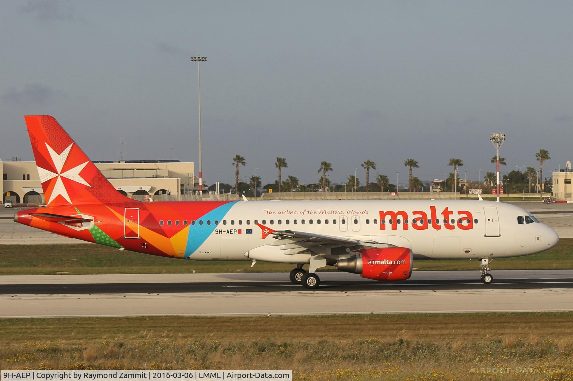 9H-AEP, 2007 Airbus A320-214 C/N 3056, A320 9H-AEP Air Malta