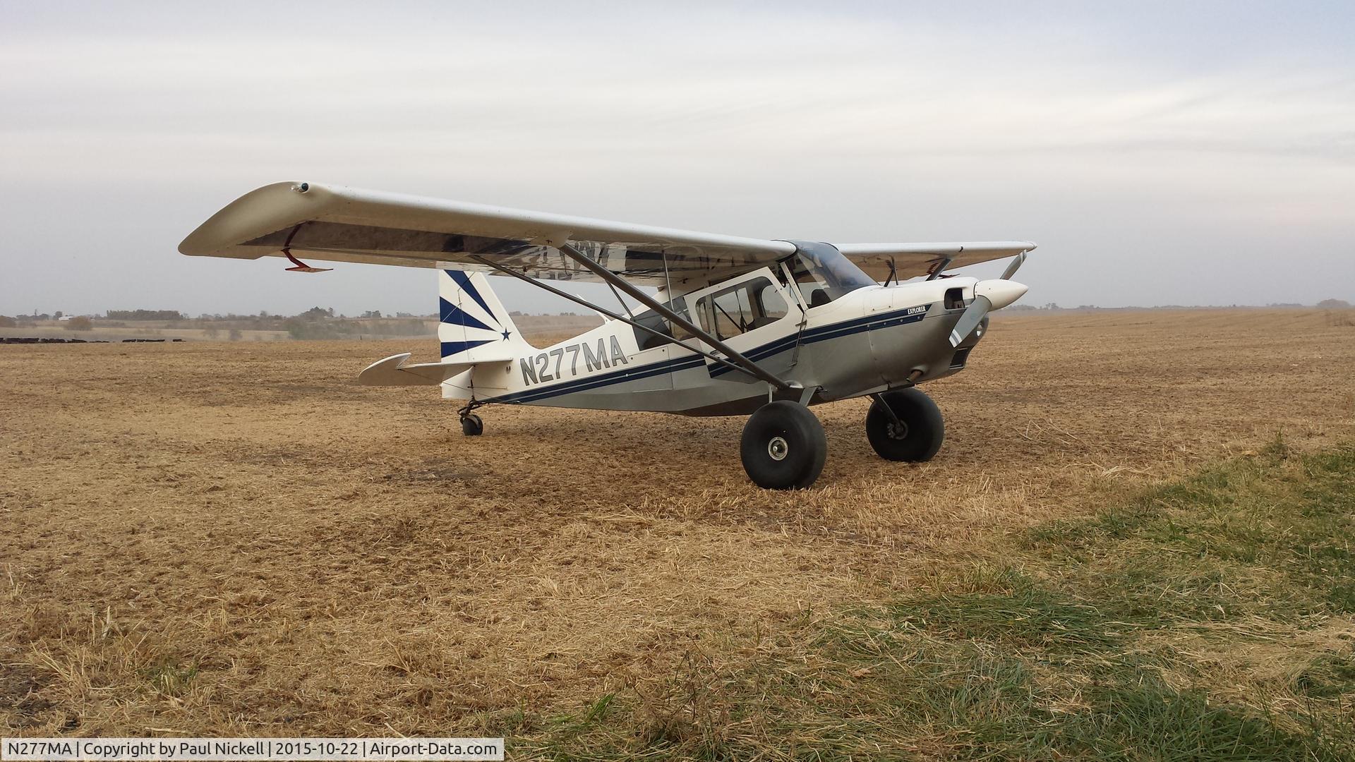 N277MA, 2003 American Champion 7GCBC C/N 1354-2003, Nickell Farm runway, taken fall of 2015 Allerton, IA