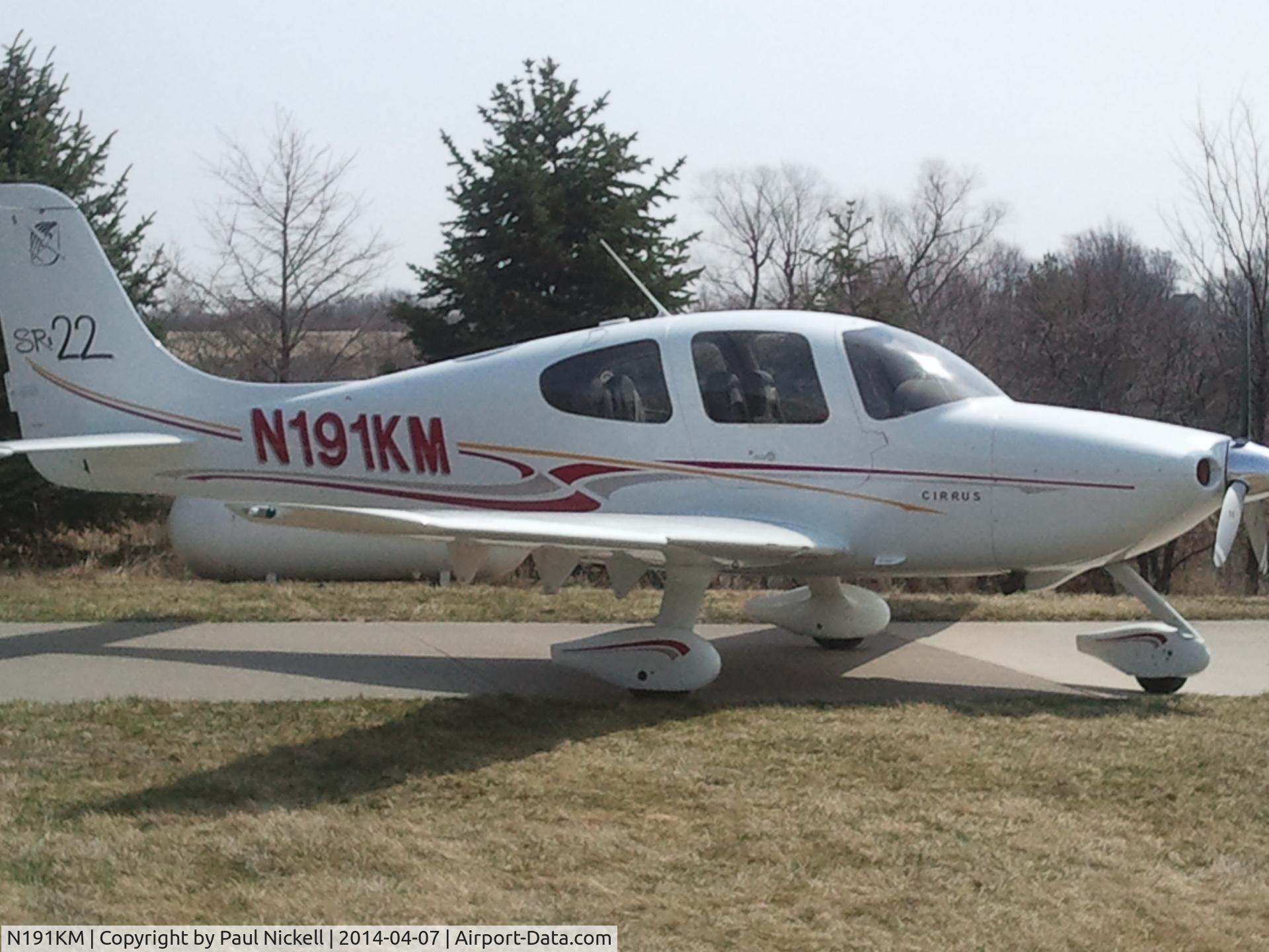 N191KM, 2001 Cirrus SR22 C/N 0017, 191KM when I owned it, at Nash Field in Indianola, IA