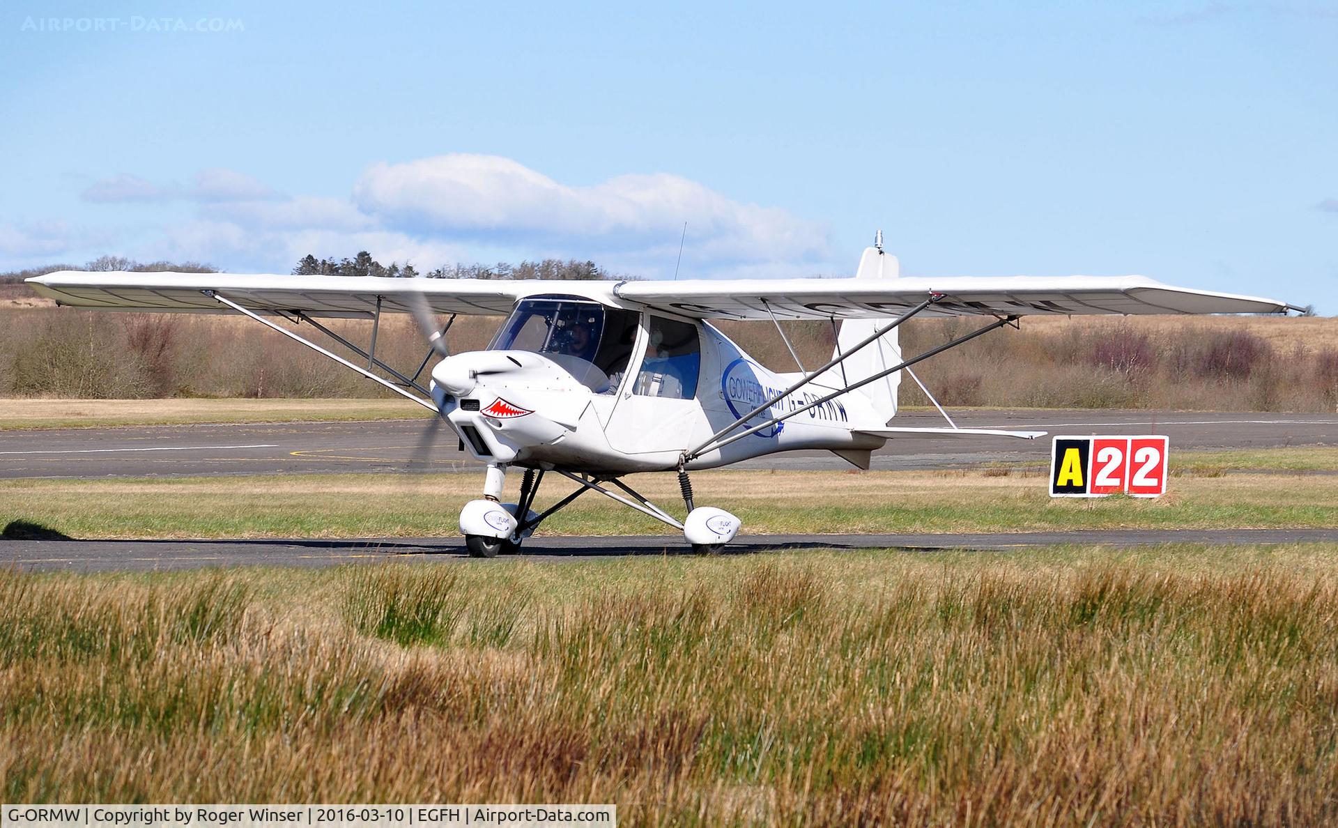 G-ORMW, 2005 Comco Ikarus C42 FB100 C/N 0501-6653, Resident Ikarus operated by Gower Flight Centre.