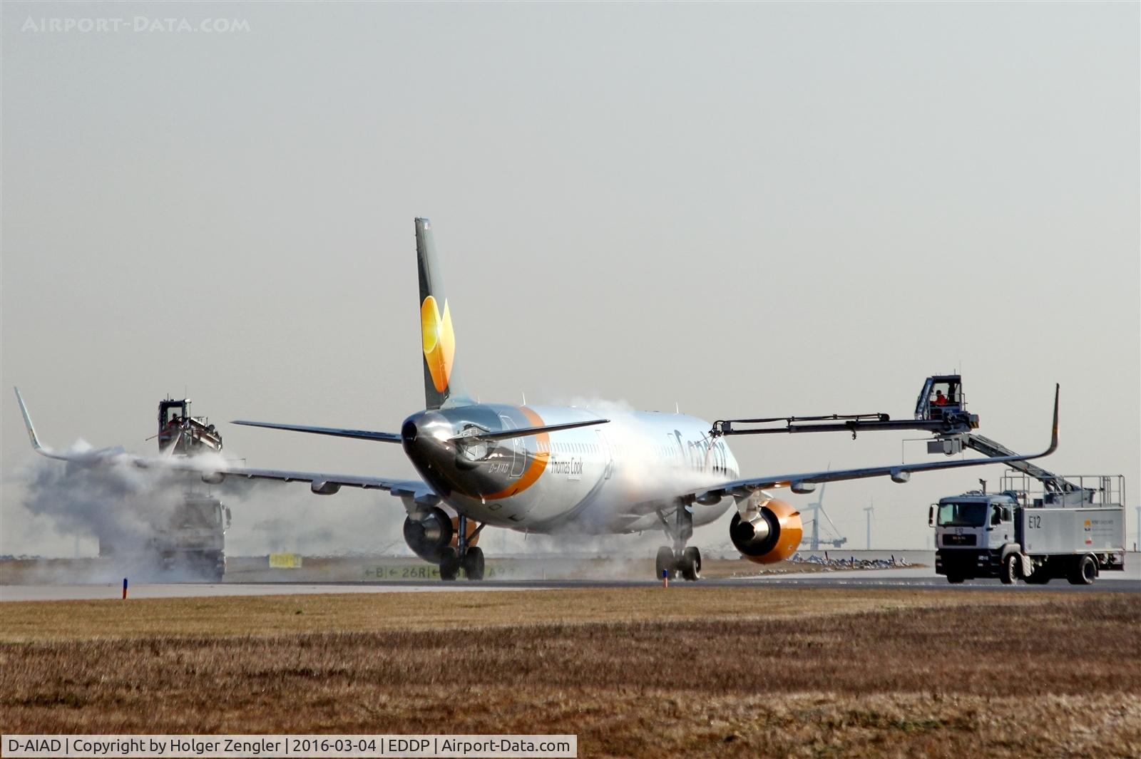 D-AIAD, 2014 Airbus A321-211 C/N 6053, Warm morning shower on deicing pattern....