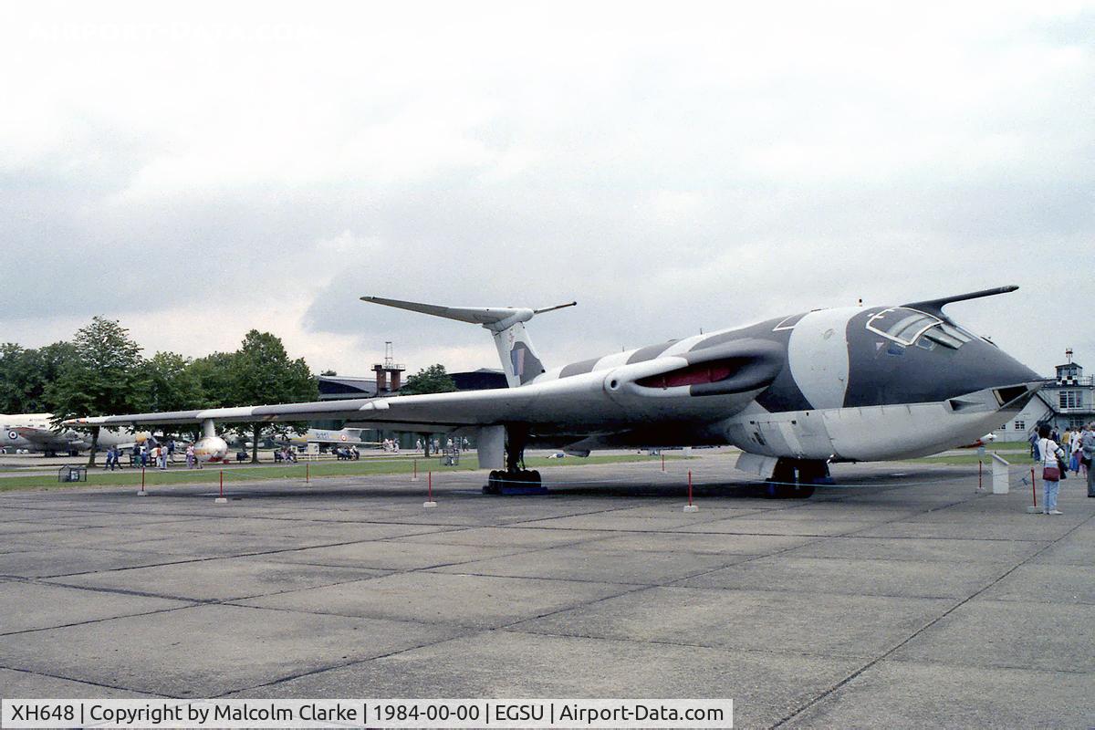 XH648, 1959 Handley Page Victor K.1A C/N HP80/48, Handley Page Victor K1A (HP-80) at The Imperial War Museum, Duxford in 1984.
