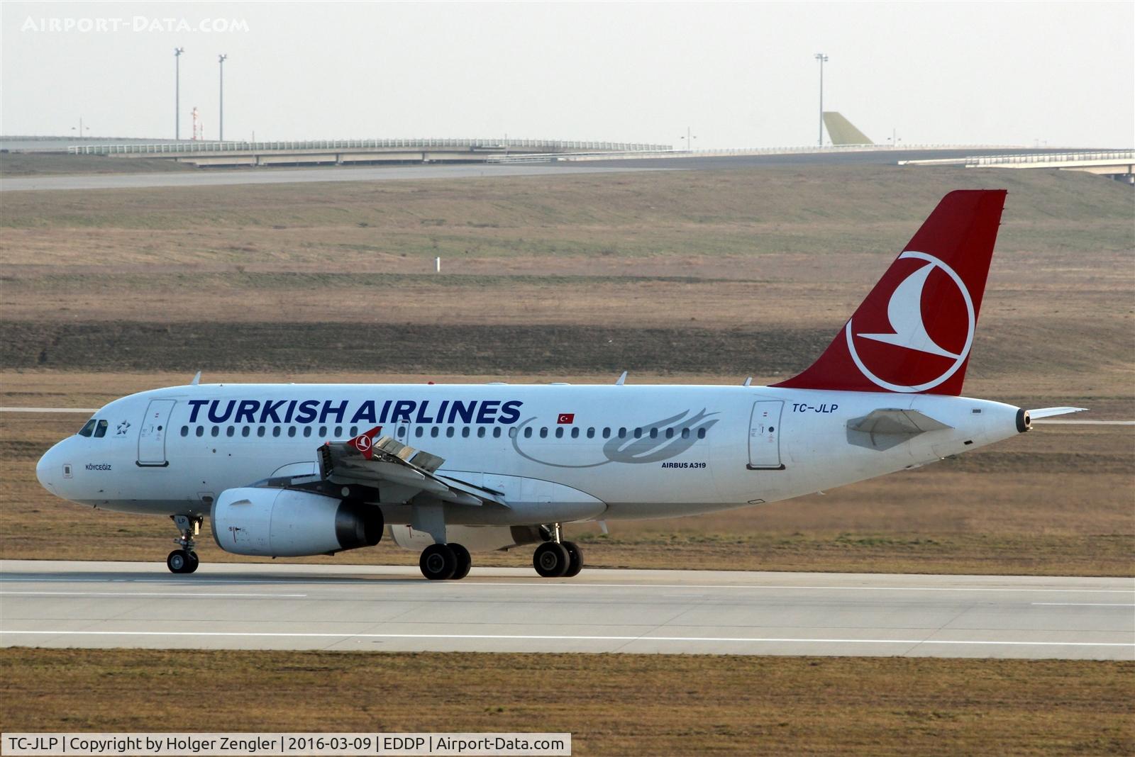 TC-JLP, 2005 Airbus A319-132 C/N 2655, On taxi after arrival on rwy 08L....