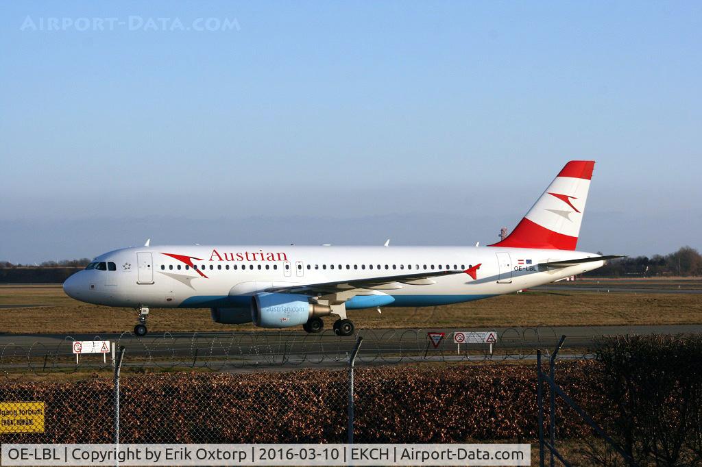 OE-LBL, 2003 Airbus A320-214 C/N 2009, OE-LBL just arrived rw 04L