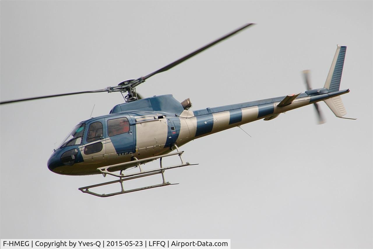 F-HMEG, Aerospatiale AS-350B-2 Ecureuil C/N 7414, Aerospatiale AS-350B-2 Ecureuil, La Ferté-Alais airfield (LFFQ) Airshow 2015