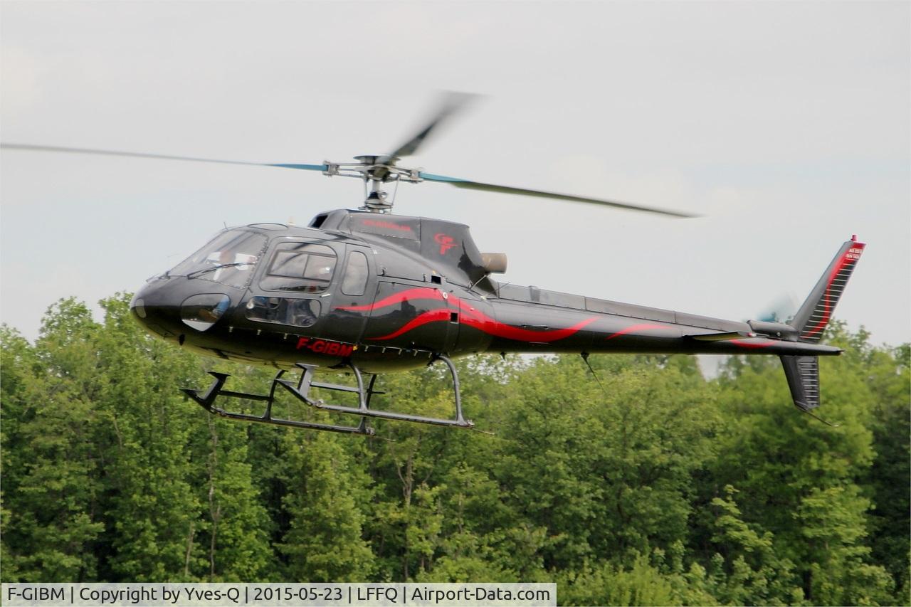 F-GIBM, 2008 Aerospatiale AS-350D AStar C/N 1424, Aerospatiale AS-350B Ecureuil, La Ferté-Alais airfield (LFFQ) Airshow 2015
