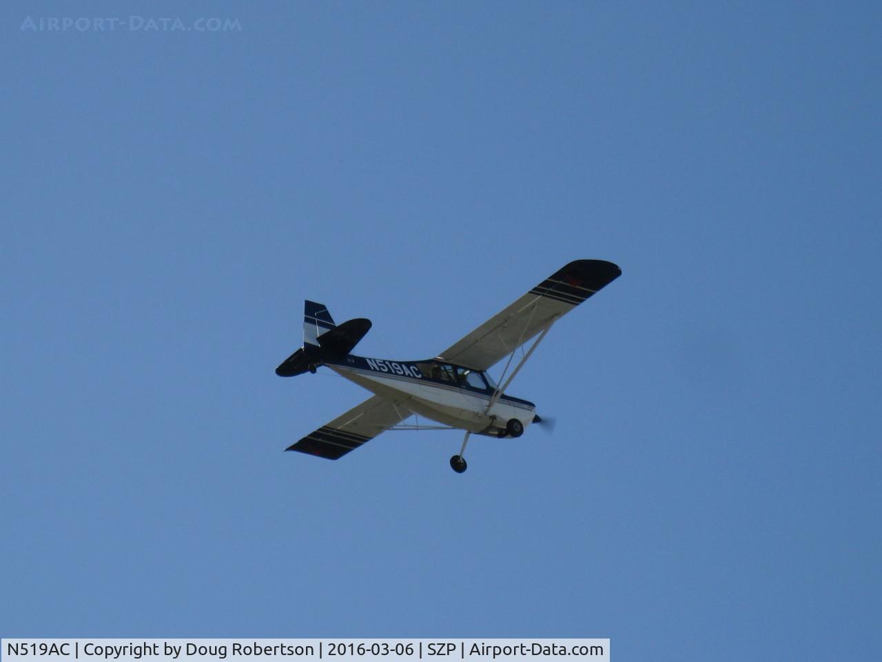 N519AC, 2000 American Champion 7GCBC C/N 1295-2000, 2000 American Champion 7GCBC EXPLORER, Lycoming O-320 150 Hp, takeoff climb Rwy 22