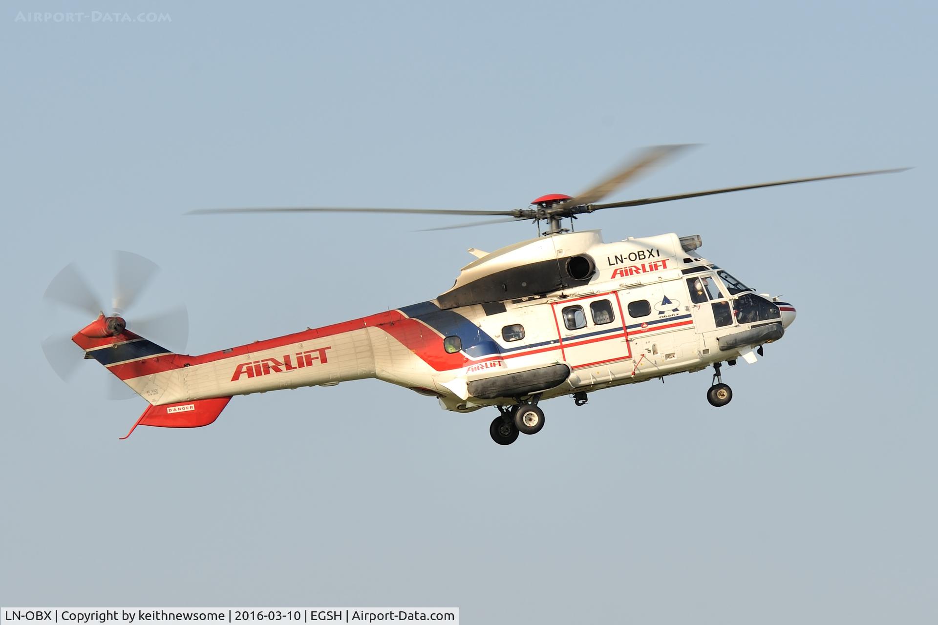 LN-OBX, 1980 Aerospatiale AS-332C-1 Super Puma C/N 2001, Return Visitor.