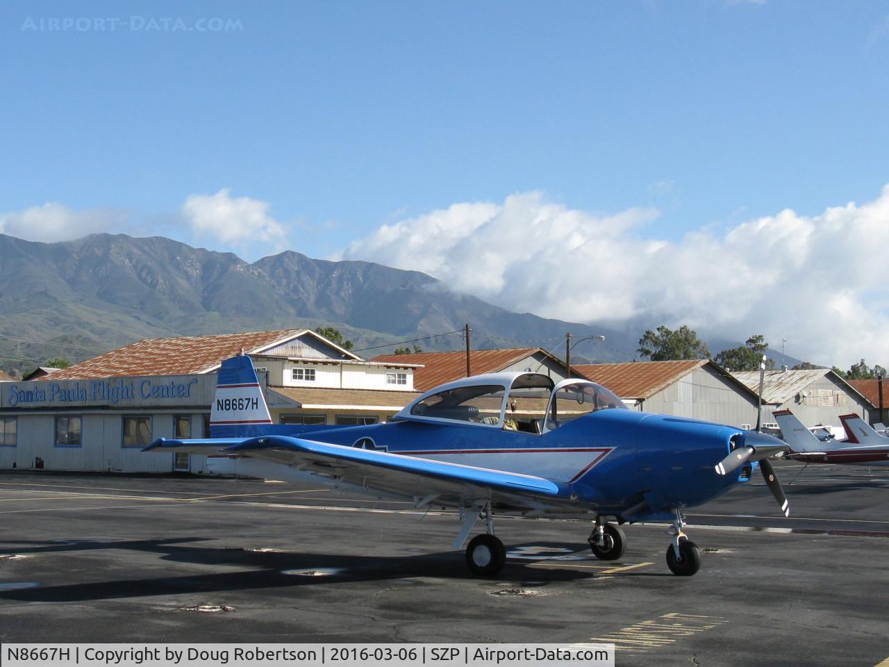 N8667H, 1947 North American Navion C/N NAV-4-667, 1947 North American NAVION, Continental IO-520 285 Hp upgrade, will give Young Eagles flights today