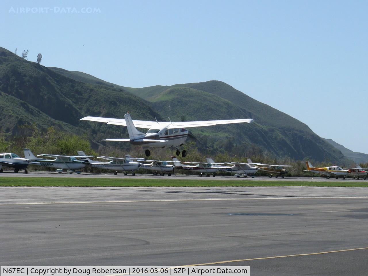 N67EC, 1966 Cessna 210G Centurion C/N 21058840, 1966 Cessna 210G CENTURION, Continental IO-520 285 Hp, G model first to be called CENTURION, cantilever wings, Continental IO-520 285 Hp, takeoff climb Rwy 22
