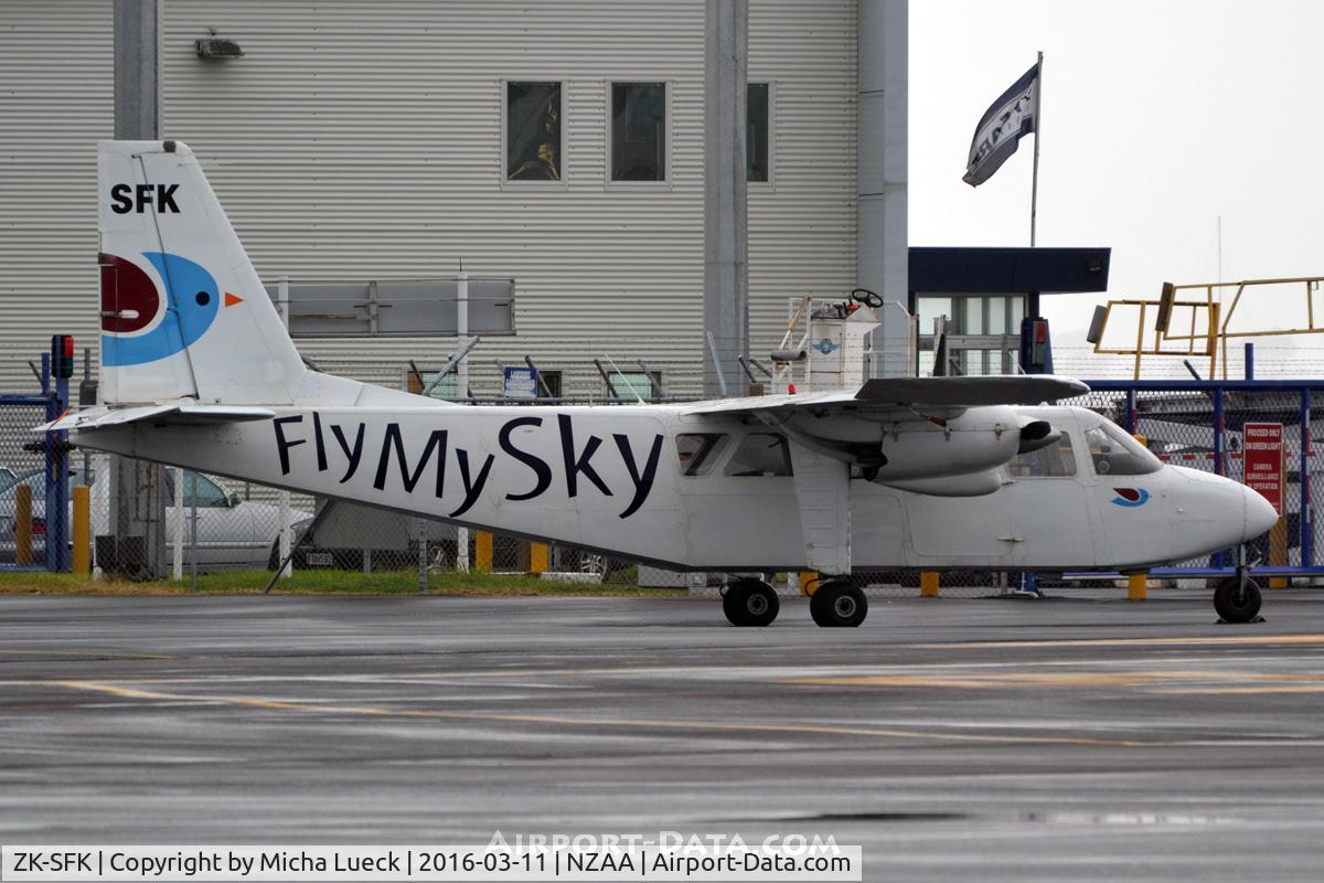 ZK-SFK, Britten-Norman BN-2A Islander C/N 236, At Auckland