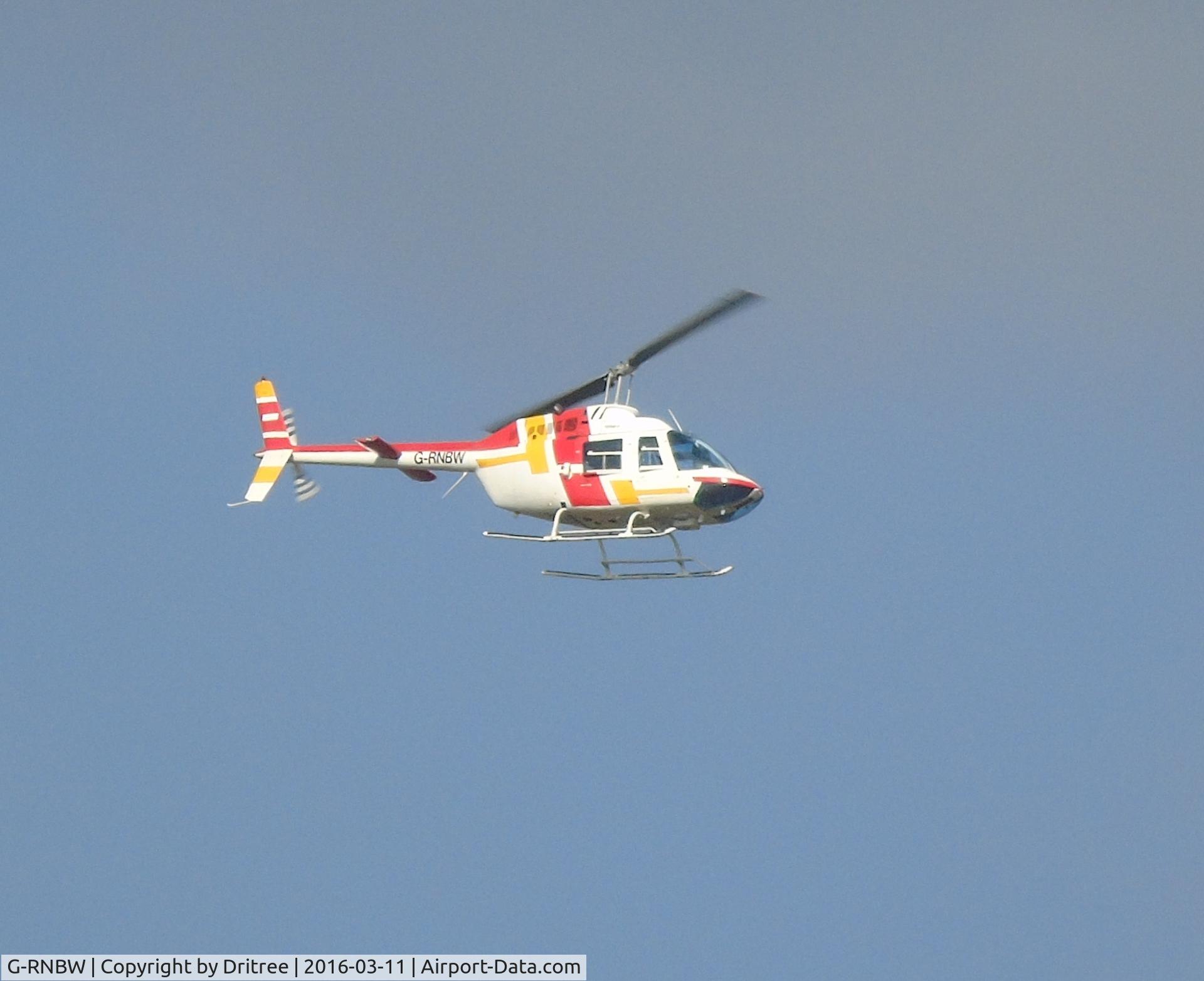 G-RNBW, 1977 Bell 206B JetRanger III C/N 2270, Landing in field mid-Devon.
