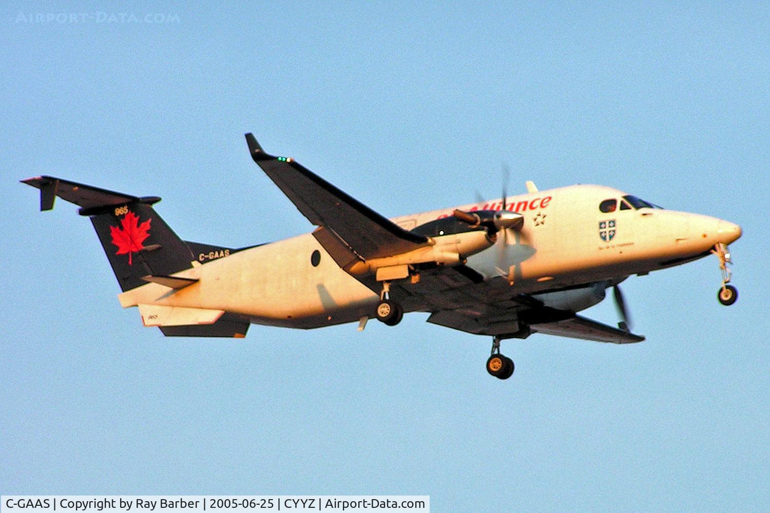 C-GAAS, 1996 Beech 1900D C/N UE-209, Beech 1900D [UE-209] (Air Georgian/Air Alliance) Toronto-Pearson International~C 25/06/2005