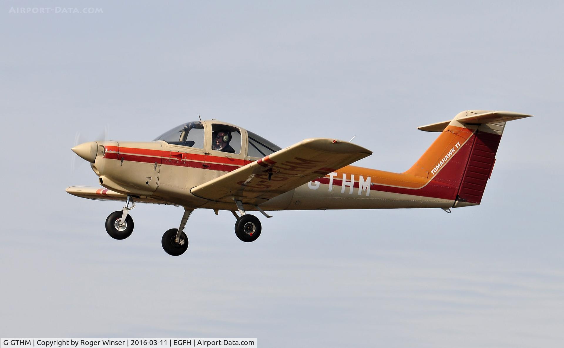G-GTHM, 1981 Piper PA-38-112 Tomahawk Tomahawk C/N 38-81A0171, Resident Tomahawk operated by Cambrian Flying Club.