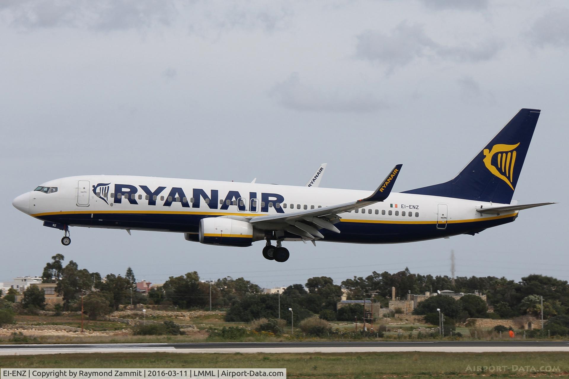 EI-ENZ, 2011 Boeing 737-8AS C/N 40308, B737-800 EI-ENZ Ryanair