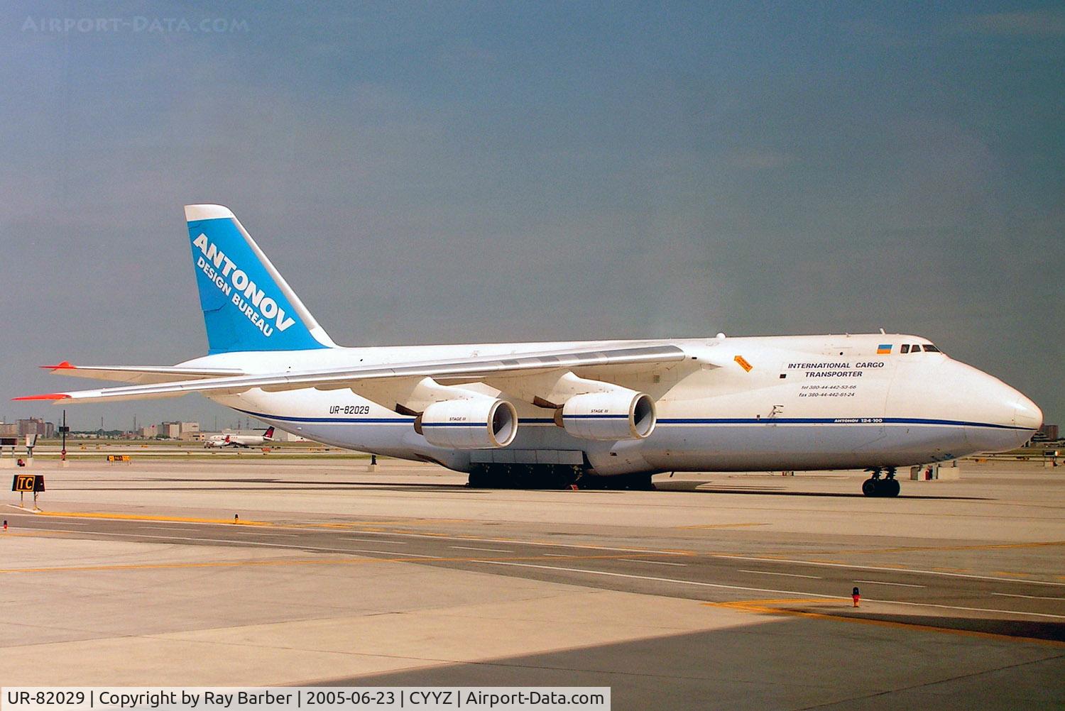 UR-82029, 1991 Antonov An-124-100 Ruslan C/N 19530502630/0210, Antonov An-124-100 Ruslan [19530502630] (Antonov Design Bureau) Toronto-Pearson International~C 23/06/2005
