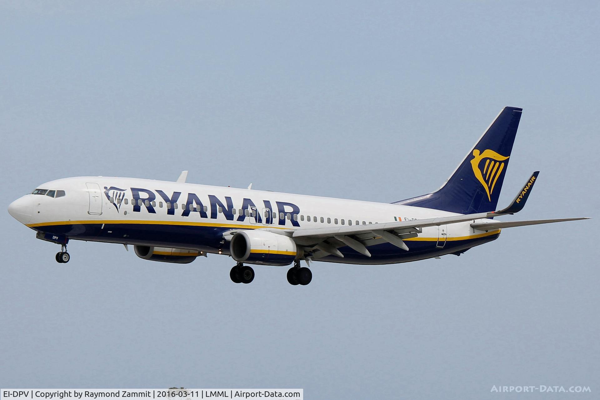 EI-DPV, 2007 Boeing 737-8AS C/N 35551, B737-800 EI-DPV Ryanair