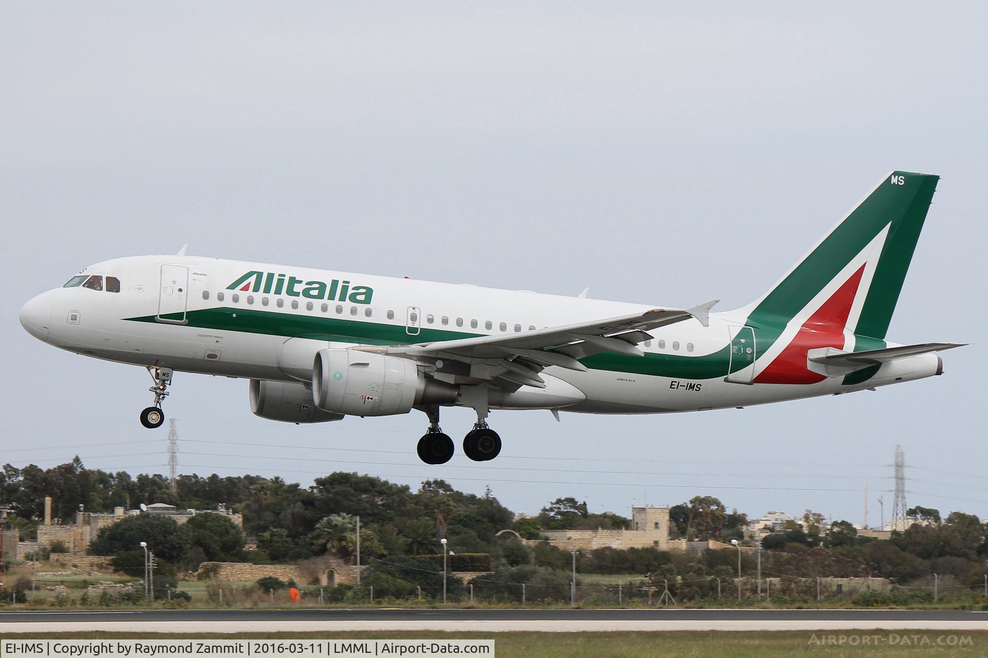 EI-IMS, 2011 Airbus A319-111 C/N 4910, A319 EI-IMS Alitalia