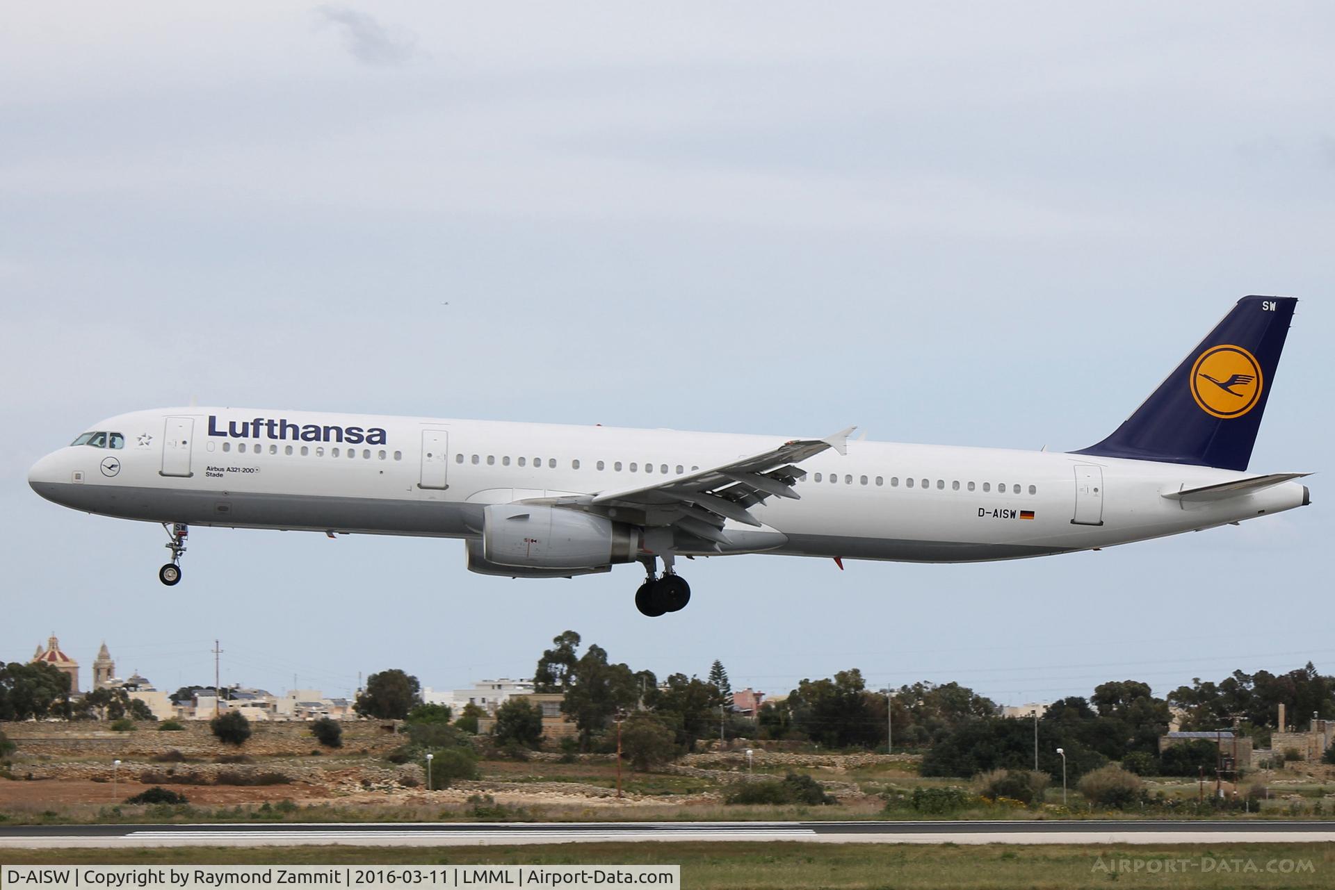 D-AISW, 2009 Airbus A321-231 C/N 4087, A321 D-AISW Lufthansa
