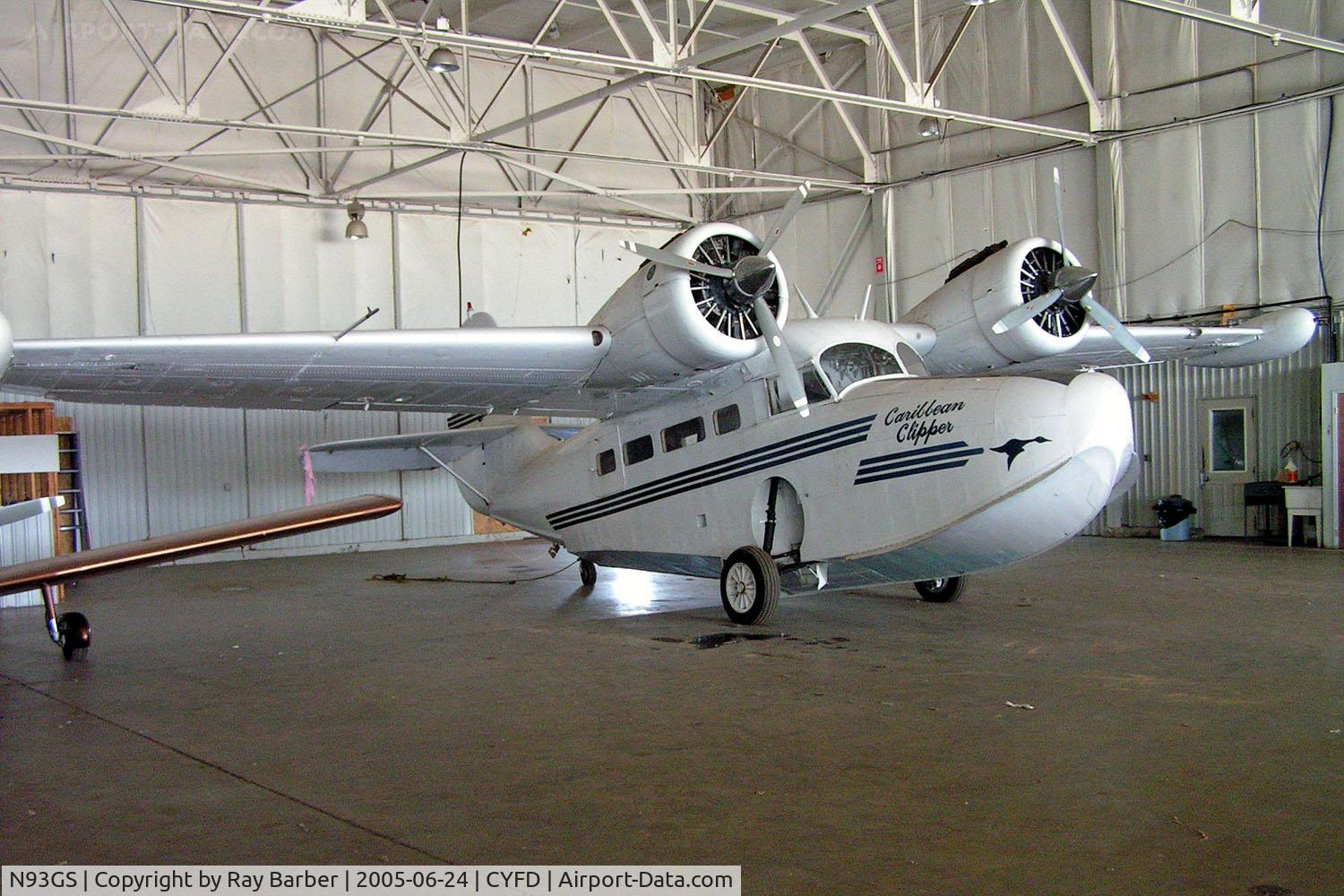 N93GS, 1944 Grumman G-21A Goose C/N B-76, Grumman JRF-5 Goose [B76] Brantford~C 24/06/2005