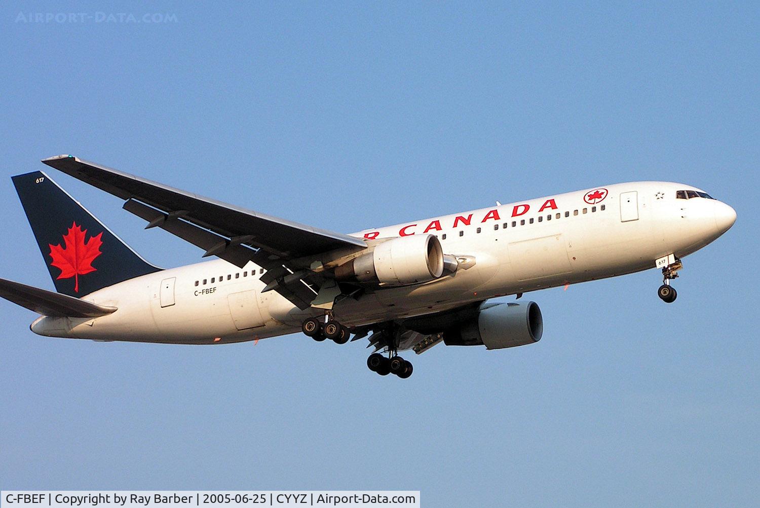 C-FBEF, 1989 Boeing 767-233 C/N 24323, Boeing 767-233ER [24323] (Air Canada) Toronto-Pearson International~C 25/06/2005