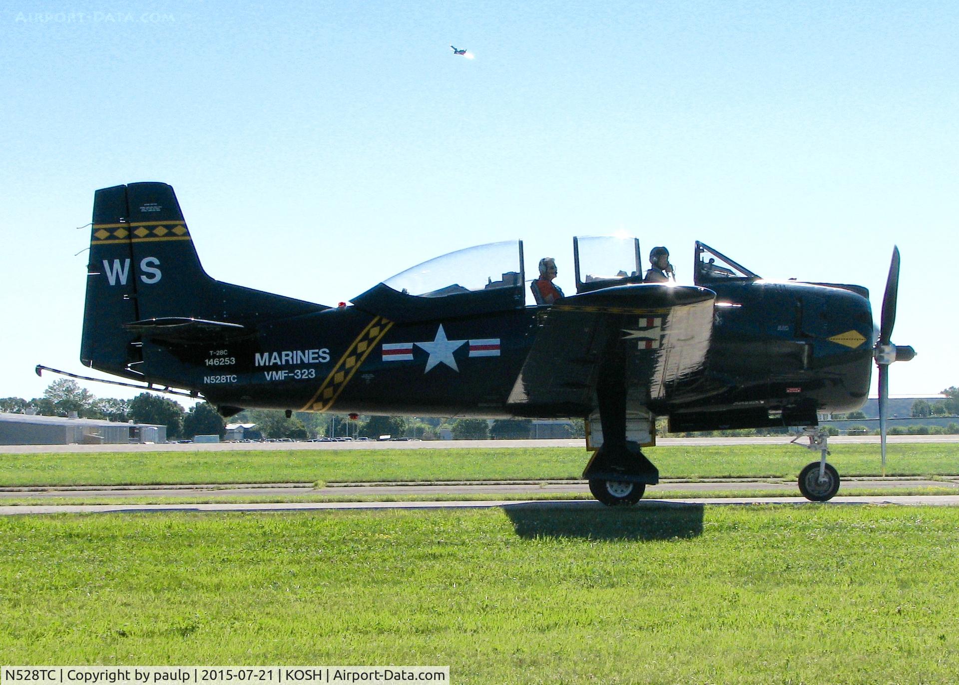 N528TC, 1957 North American T-28C Trojan C/N 252-16, At AirVenture.