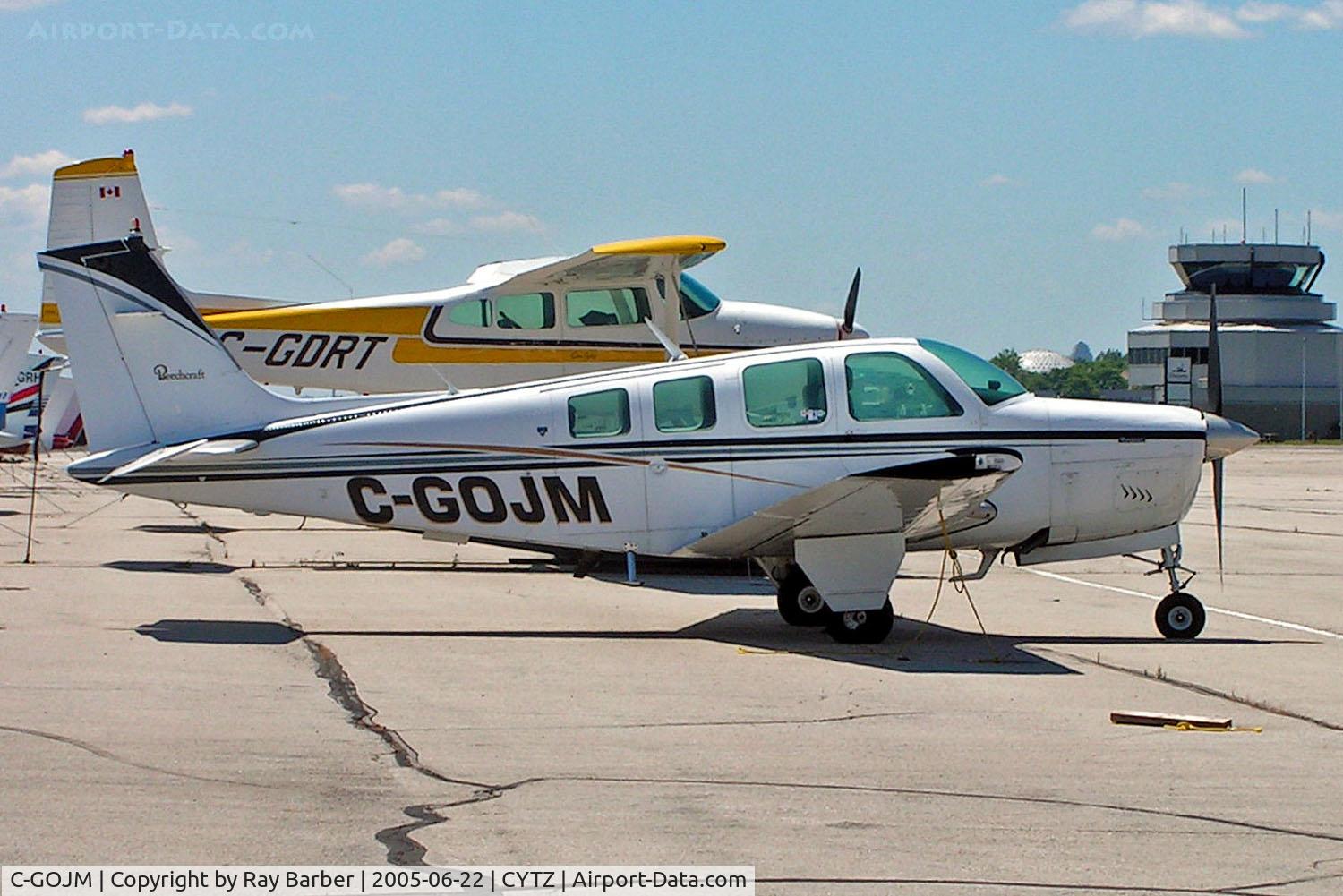 C-GOJM, 1980 Beech A36 Bonanza 36 C/N E-1723, Beech A36 Bonanza 36 [E-1723] Toronto-City Centre Airport~C 22/06/2005