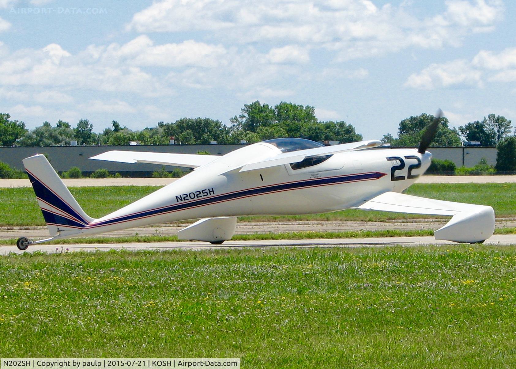 N202SH, QAC Quickie Q2 C/N 2614, At AirVenture.