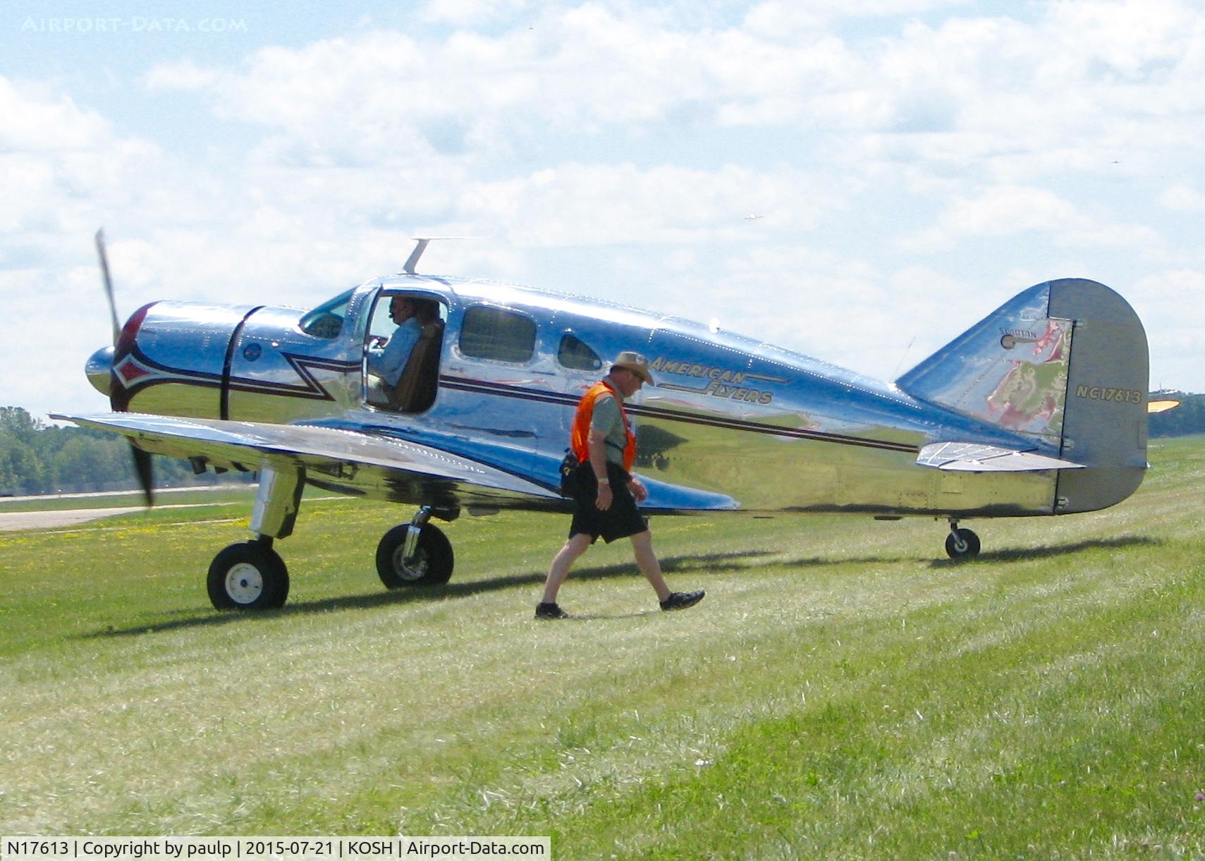 N17613, 1937 Spartan 7W Executive C/N 12, At AirVenture.