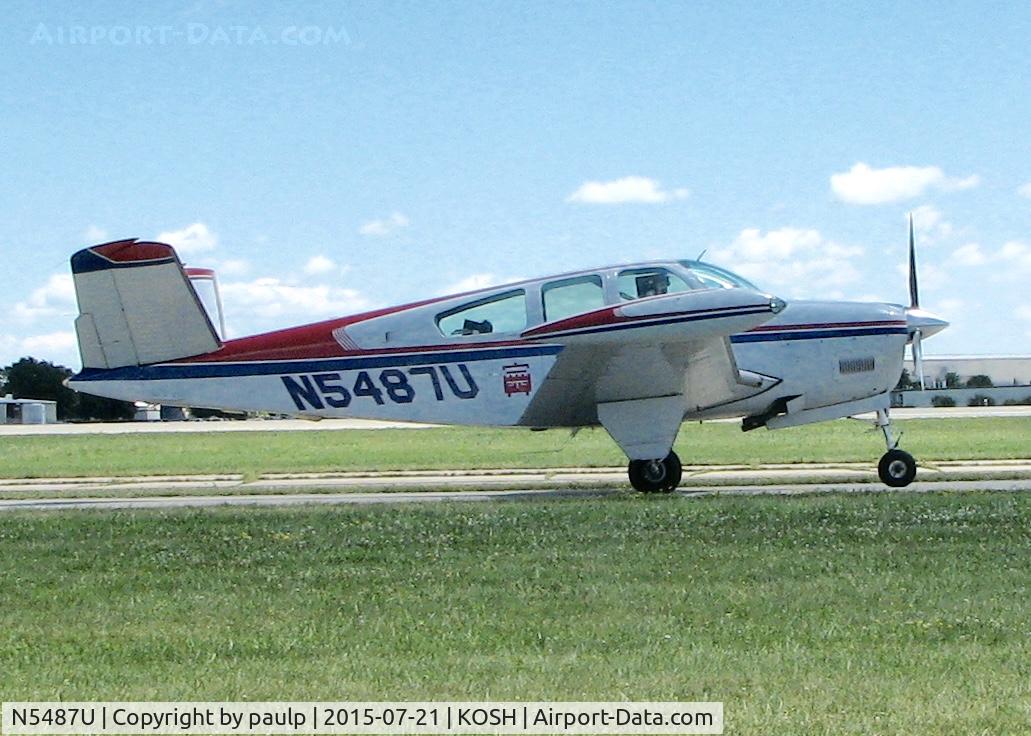 N5487U, 1967 Beech V35 Bonanza C/N D-8559, At AirVenture.