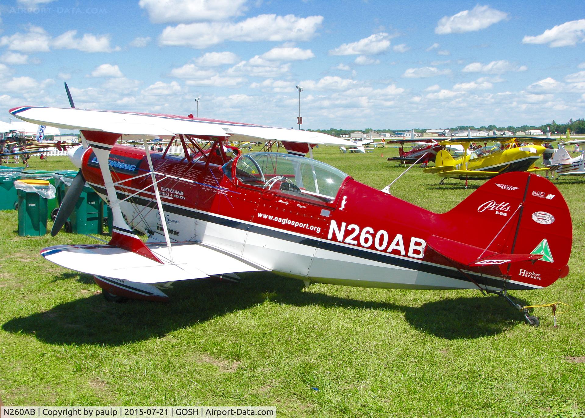 N260AB, 1989 Christen Pitts S-2B Special C/N 5175, At AirVenture.