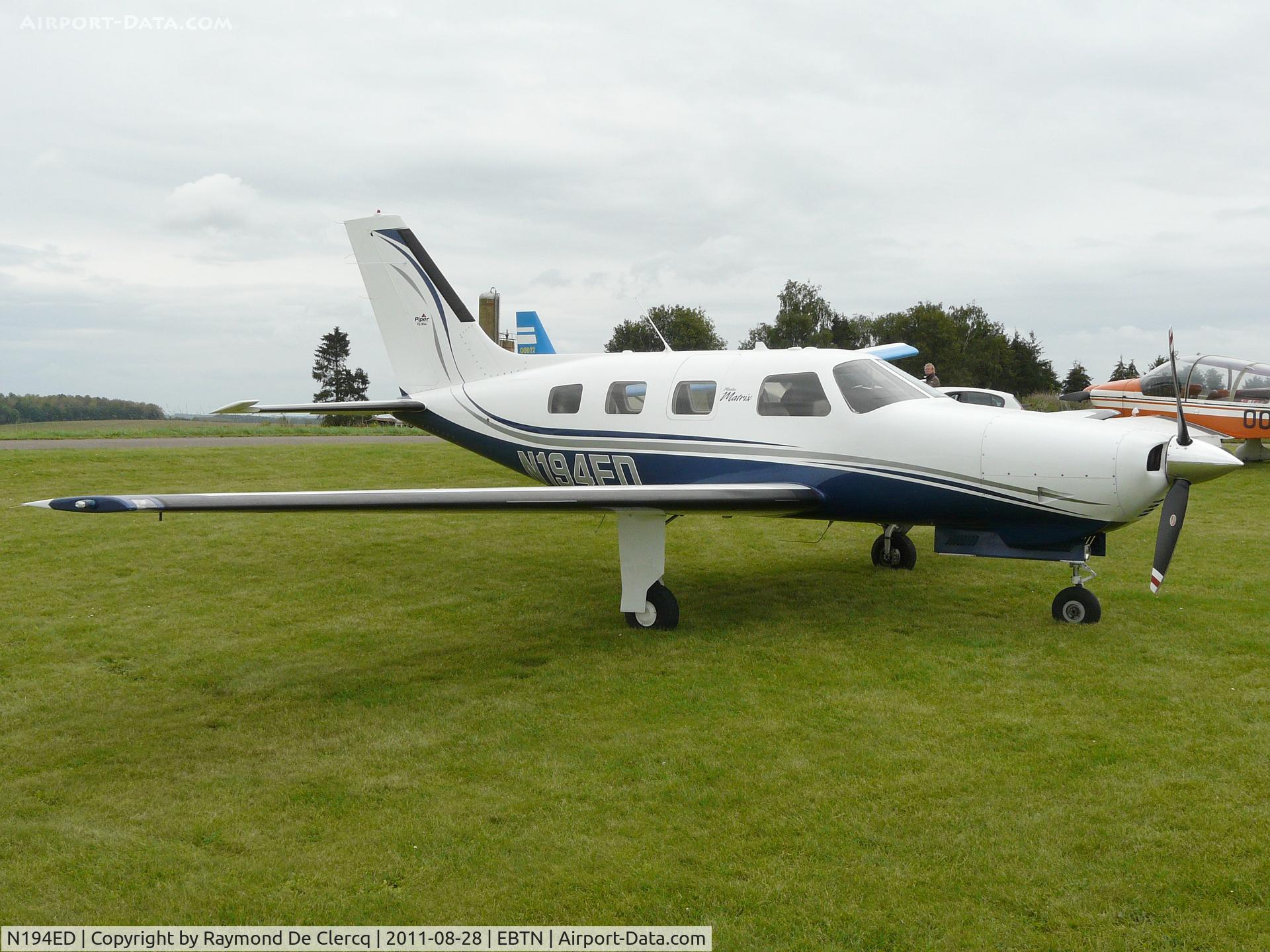 N194ED, Piper PA-46R-350T Malibu Matrix C/N 4692095, Goetsenhoven open door in 2011.