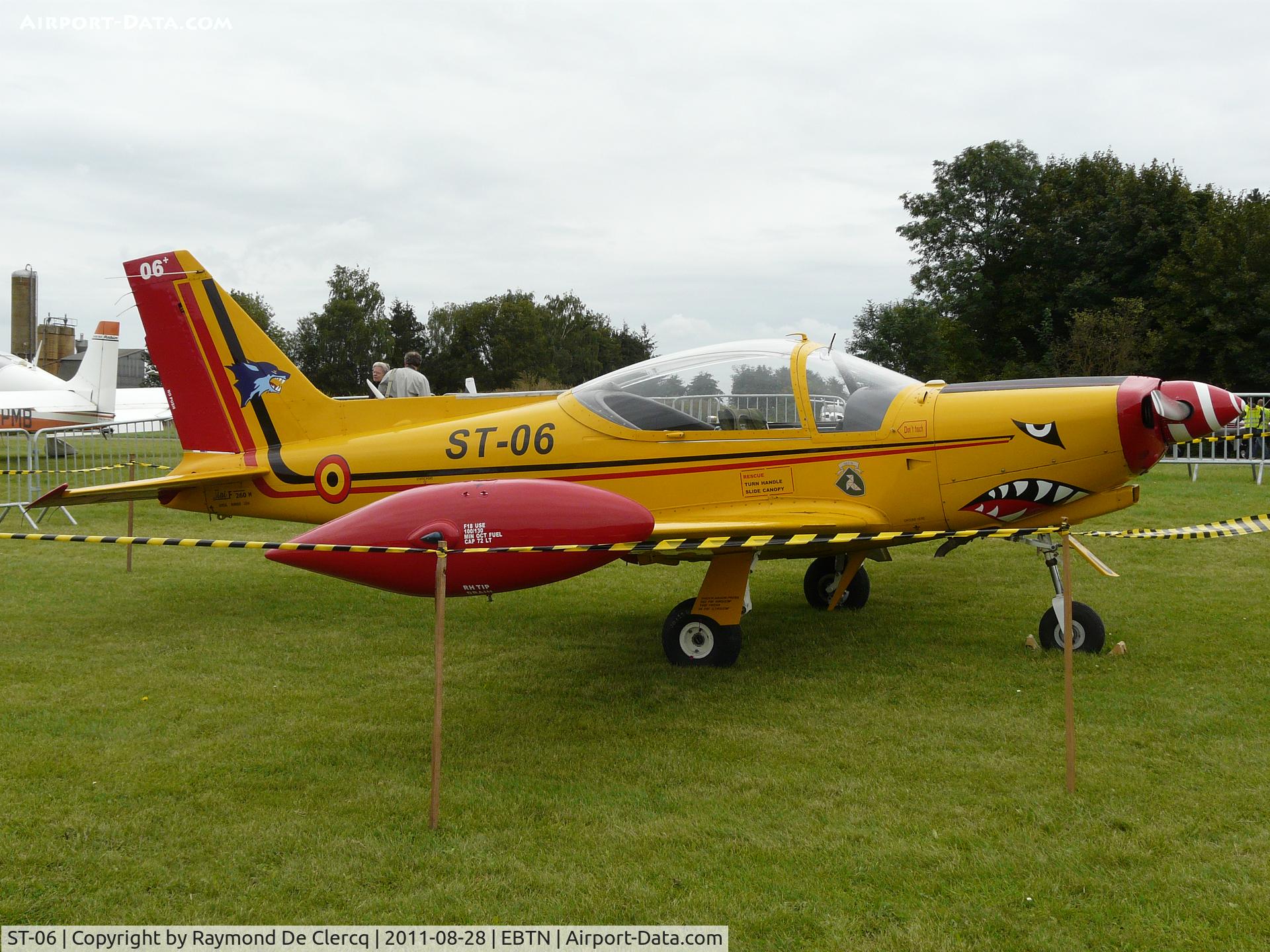 ST-06, SIAI-Marchetti SF-260M C/N 10-06, Goetsenhoven open door in 2011.