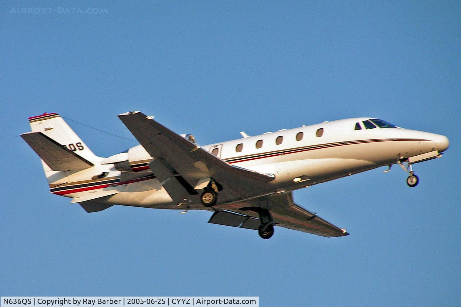 N636QS, 2002 Cessna 560XL Citation Excel C/N 560-5304, Cessna Citation Excel [560-5304] (NetJets) Toronto-Pearson International~C 25/06/2005