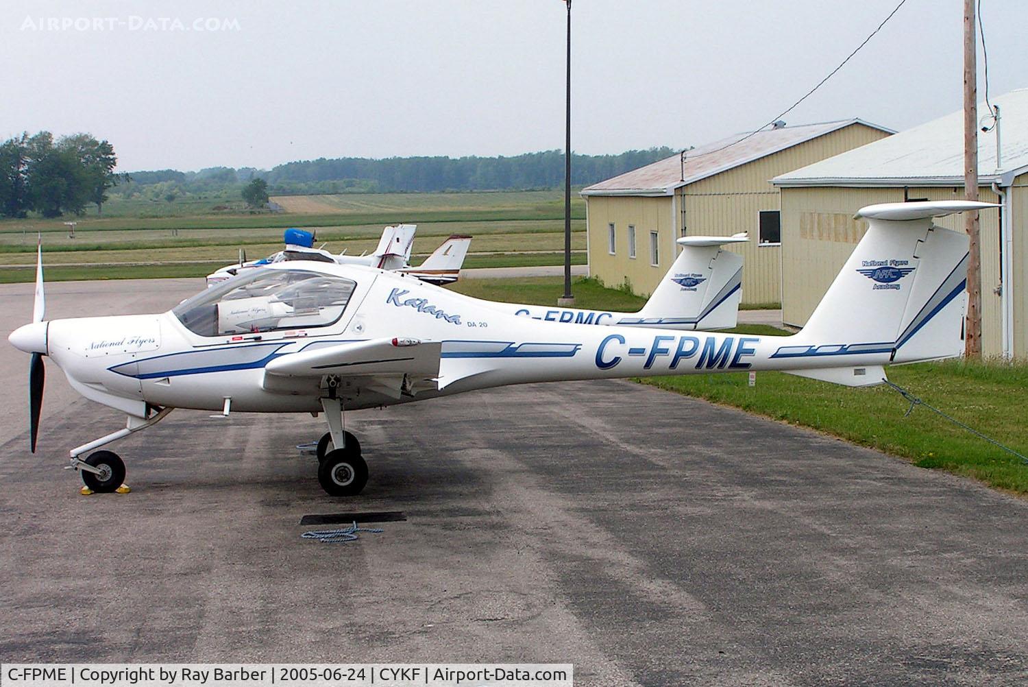 C-FPME, 1997 Diamond DA-20A-1 Katana C/N 10310, Diamond DA 20-A1 Katana [10310] Kitchener-Waterloo Regional 24/06/2005