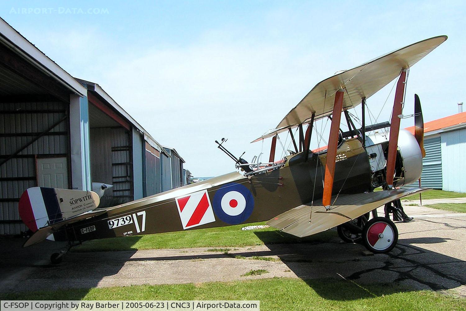 C-FSOP, 2003 Sopwith 1½ Strutter Replica C/N A 1924, Sopwith 1A.2 1.1/2 Strutter Replica [ReplicaA1924] Brampton~C 23/06/2005