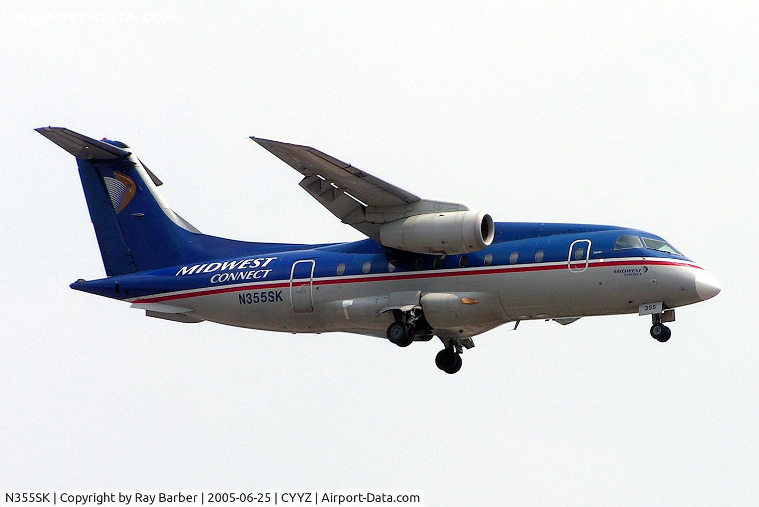 N355SK, 1999 Fairchild Dornier 328-300 328JET C/N 3124, Dornier Do-328-300 Jet [3124] (Midwest Connect) Toronto-Pearson International~C 25/06/2005