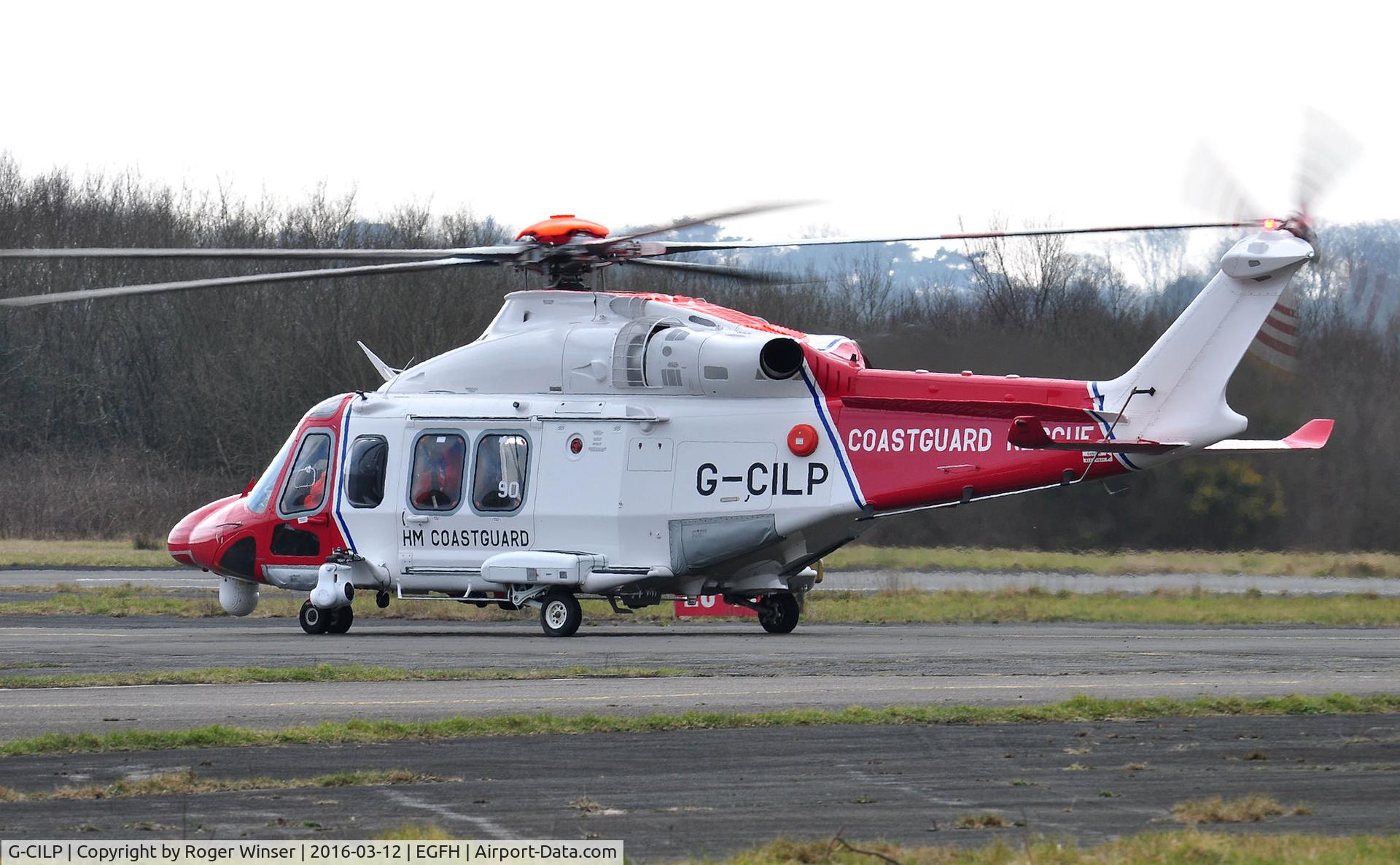 G-CILP, 2014 AgustaWestland AW-139 C/N 31590, Visiting HM Coastguard SAR helicopter (Rescue 187).