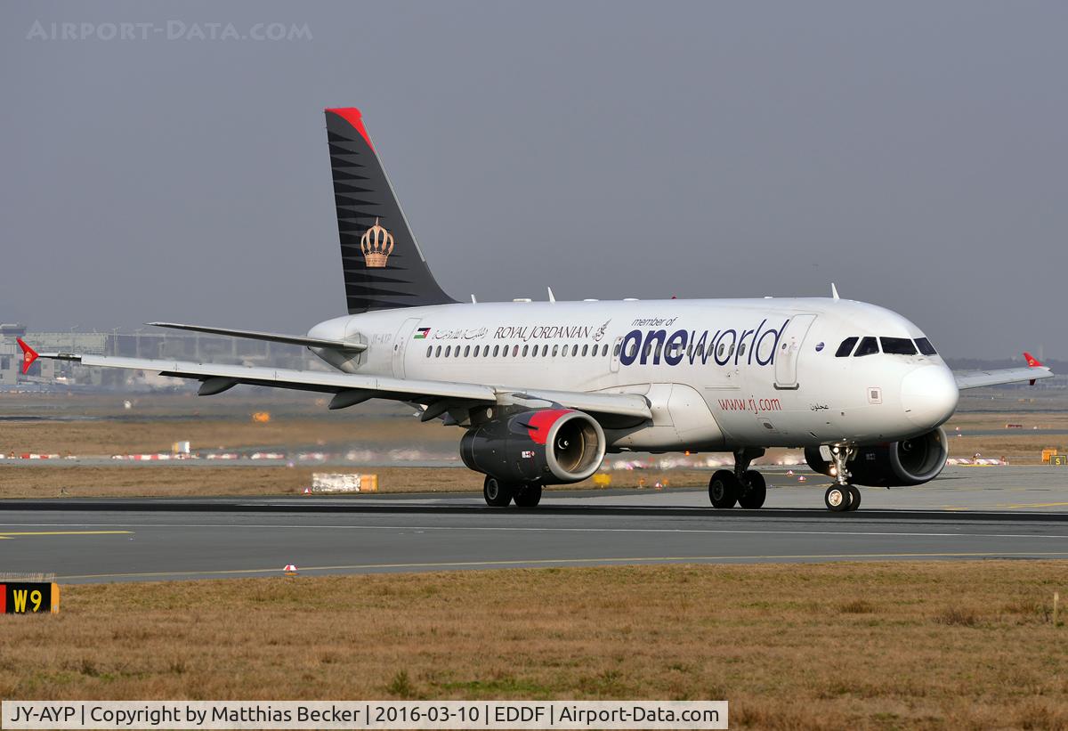 JY-AYP, 2009 Airbus A319-132 C/N 3832, JY-AYP